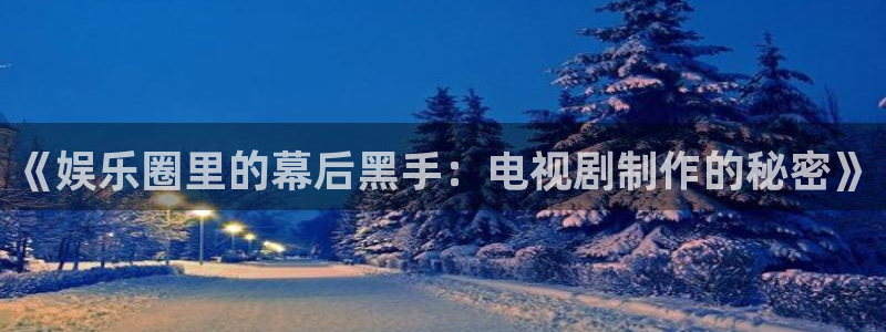 彩名堂计划软件下载：《娱乐圈里的幕后黑手：电视剧制作的秘密》