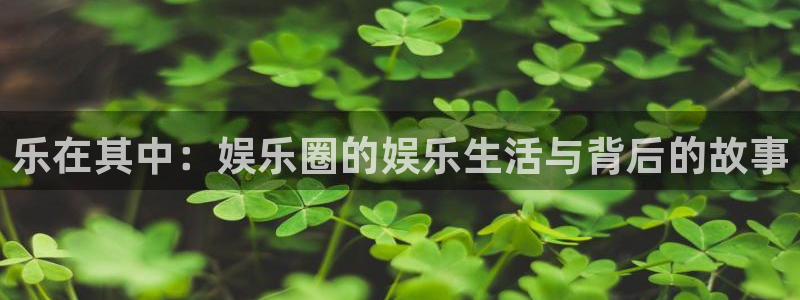 彩名堂安卓版：乐在其中：娱乐圈的娱乐生活与背后的故事